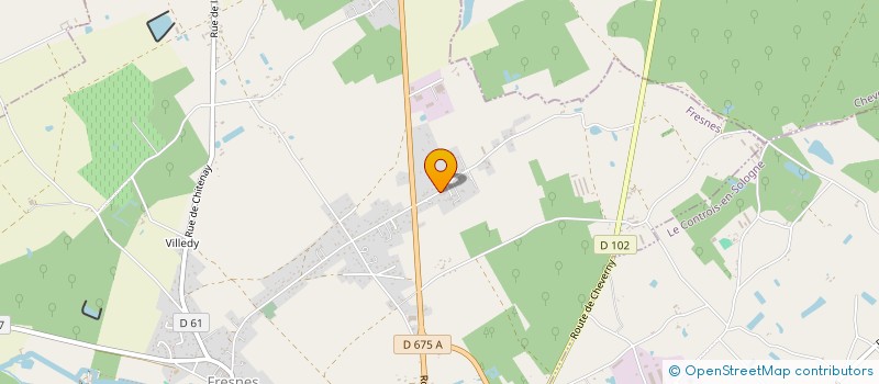 localisation de l'entreprise MONSIEUR JEAN LUC LEBORRE  FRESNES