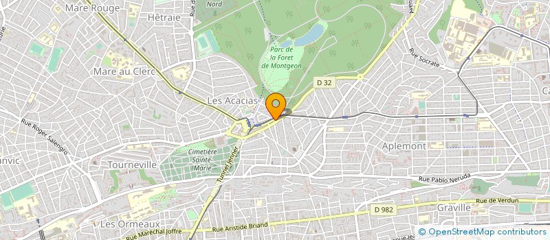 localisation de l'entreprise MONSIEUR JEAN-LUC LECANU  LE HAVRE