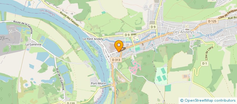 localisation de l'entreprise MONSIEUR JEAN LUC LEGENDRE  LES ANDELYS