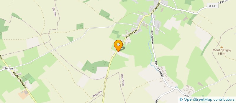 localisation de l'entreprise MONSIEUR JEAN-LUC LEGRAND  BOURTHES