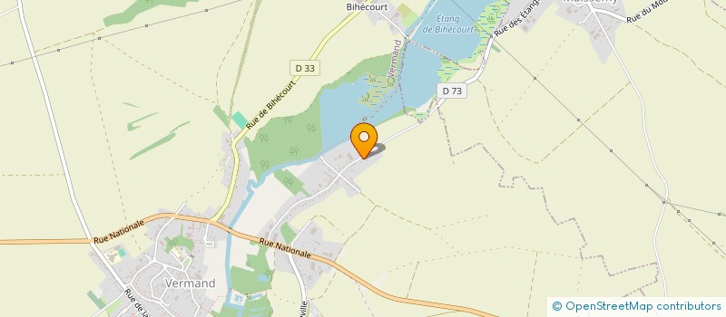 localisation de l'entreprise MONSIEUR JEAN-LUC LEGRAND  VERMAND