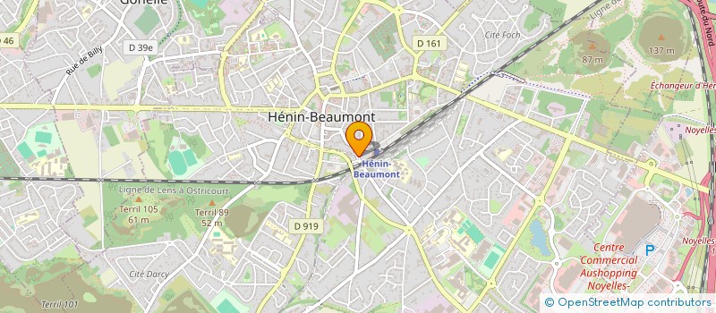 localisation de l'entreprise MONSIEUR JEAN-LUC LEMESRE à HENIN-BEAUMONT
