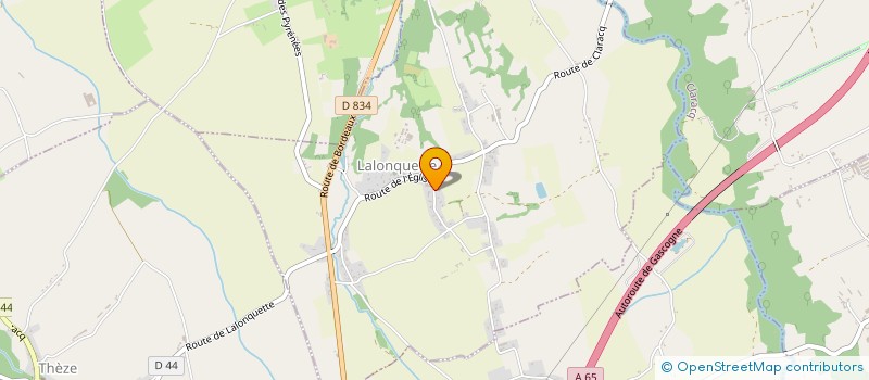 localisation de l'entreprise MONSIEUR JEAN LUC LEROY  LALONQUETTE