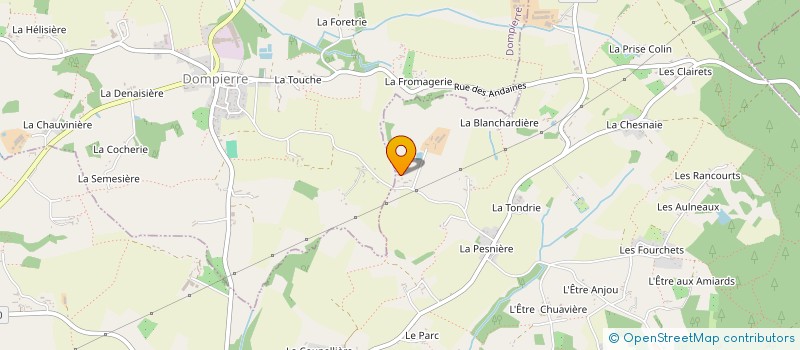 localisation de l'entreprise MONSIEUR JEAN-LUC LETESSIER-BIGEON à SAINT-BOMER-LES-FORGES