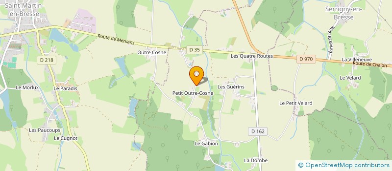 localisation de l'entreprise MONSIEUR JEAN-LUC LETOURNEAUX  VILLEGAUDIN