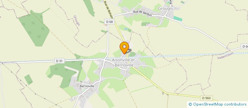 localisation de l'entreprise MONSIEUR JEAN-LUC LOBJOY  AISONVILLE-ET-BERNOVILLE