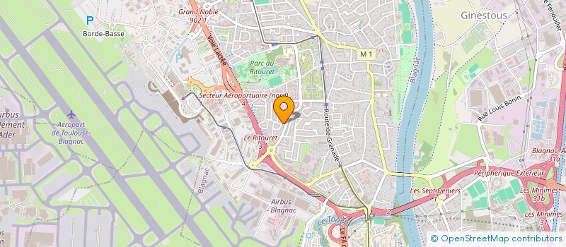 localisation de l'entreprise MONSIEUR JEAN-LUC LOPEZ  BLAGNAC