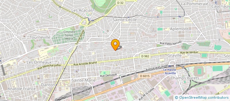 localisation de l'entreprise MONSIEUR JEAN LUC LOUISFERT à LE HAVRE