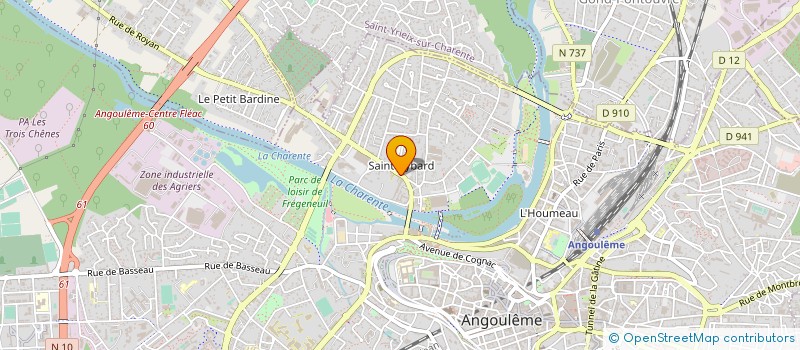 localisation de l'entreprise MONSIEUR JEAN LUC LOYER à ANGOULEME