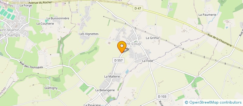 localisation de l'entreprise MONSIEUR JEAN-LUC MACE  SAINT-LOUP