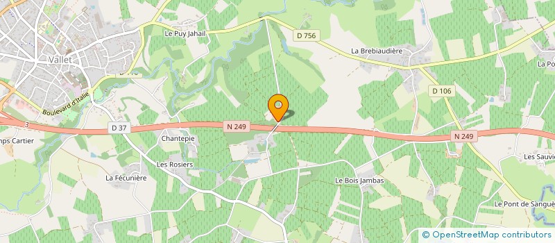 localisation de l'entreprise MONSIEUR JEAN-LUC MACE  LA REGRIPPIERE