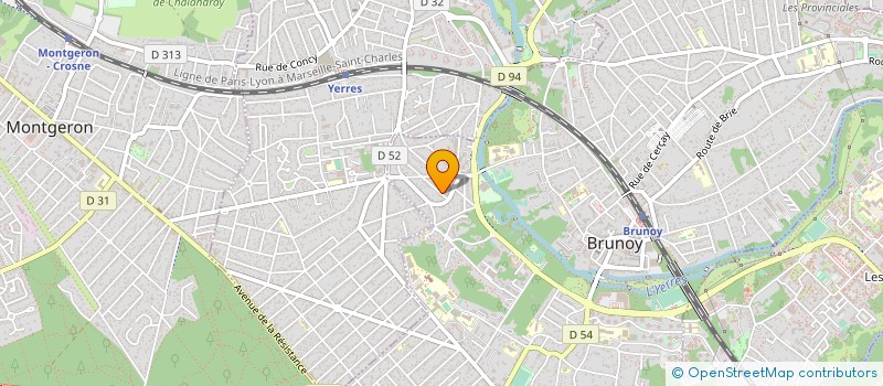 localisation de l'entreprise MONSIEUR JEAN-LUC MACE à BRUNOY