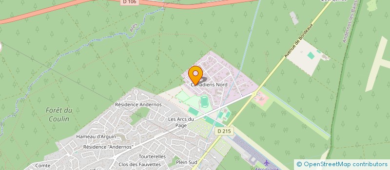 localisation de l'entreprise MONSIEUR JEAN-LUC MAGRIN-CHAGNOLLEAU  ANDERNOS-LES-BAINS