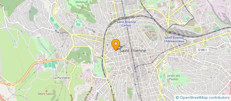 localisation de l'entreprise MONSIEUR JEAN-LUC MAITRE  SAINT-ETIENNE