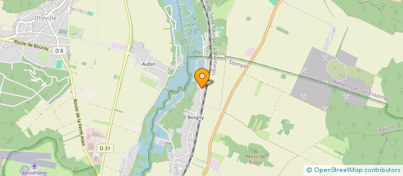 localisation de l'entreprise MONSIEUR JEAN-LUC MAJOREL  BAULNE