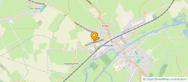 localisation de l'entreprise MONSIEUR JEAN-LUC MALBRUNOT  LANDRECIES