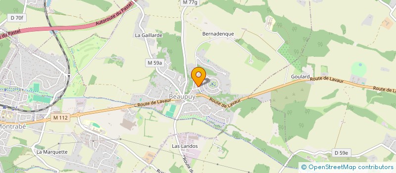 localisation de l'entreprise MONSIEUR JEAN-LUC MANAUD  MONTRABE