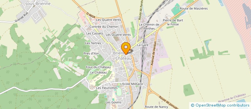 localisation de l'entreprise MONSIEUR JEAN-LUC MARCHAL à BRIENNE-LE-CHATEAU