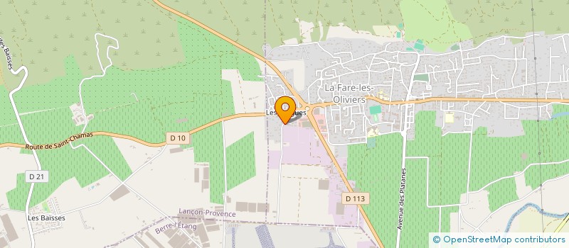 localisation de l'entreprise MONSIEUR JEAN-LUC MARION  LA FARE-LES-OLIVIERS