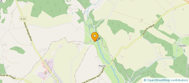 localisation de l'entreprise MONSIEUR JEAN LUC MARQUET  BLANZAGUET-SAINT-CYBARD