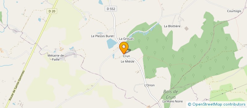 localisation de l'entreprise MONSIEUR JEAN-LUC MARREAU  SAINTE-GEMMES-LE-ROBERT