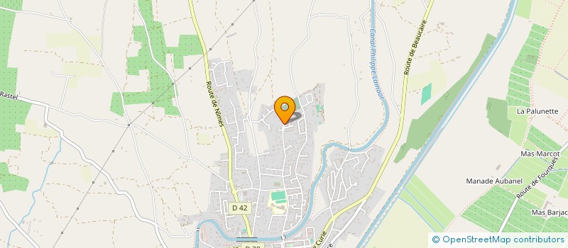 localisation de l'entreprise MONSIEUR JEAN-LUC MARTEAU  SAINT-GILLES