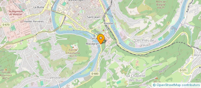 localisation de l'entreprise MONSIEUR JEAN-LUC MARTIN à BESANCON