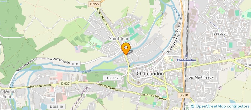 localisation de l'entreprise MONSIEUR JEAN LUC MARTIN à CHATEAUDUN