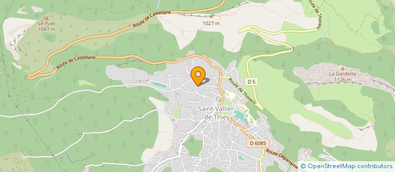 localisation de l'entreprise MONSIEUR JEAN-LUC MARTIN  SAINT-VALLIER-DE-THIEY