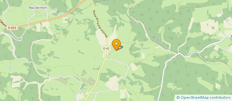 localisation de l'entreprise MONSIEUR JEAN LUC MARTY  ORNIAC