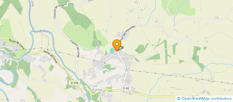 localisation de l'entreprise MONSIEUR JEAN-LUC MARTY  CAME