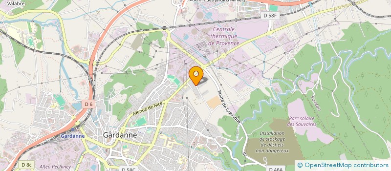 localisation de l'entreprise MONSIEUR JEAN LUC MASSE  GARDANNE