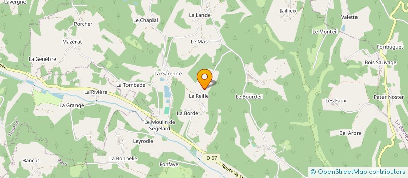 localisation de l'entreprise MONSIEUR JEAN-LUC MASSON à AURIAC-DU-PERIGORD