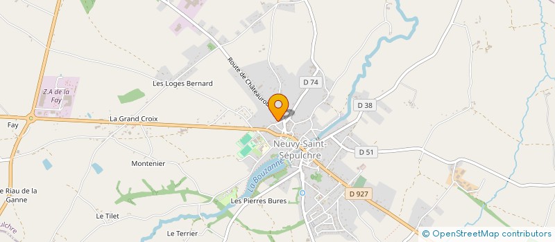 localisation de l'entreprise MONSIEUR JEAN-LUC MATHEY à NEUVY-SAINT-SEPULCHRE
