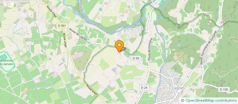 localisation de l'entreprise MONSIEUR JEAN-LUC MATHIEU  LAGNES