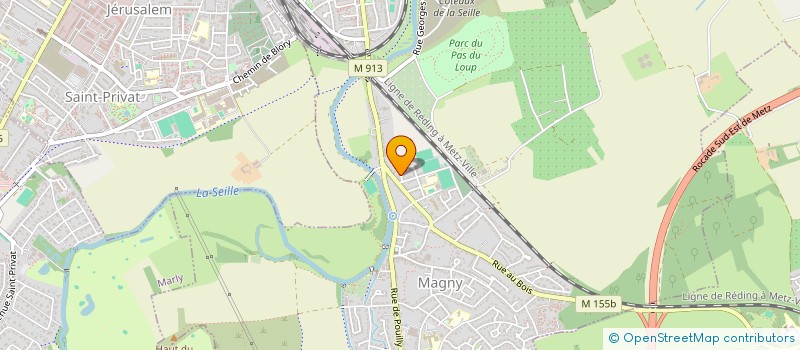 localisation de l'entreprise MONSIEUR JEAN LUC MATUSIAK  METZ