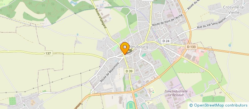 localisation de l'entreprise MONSIEUR JEAN-LUC MAUGY  LE NEUBOURG