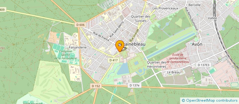 localisation de l'entreprise MONSIEUR JEAN-LUC MAUPOUX  FONTAINEBLEAU