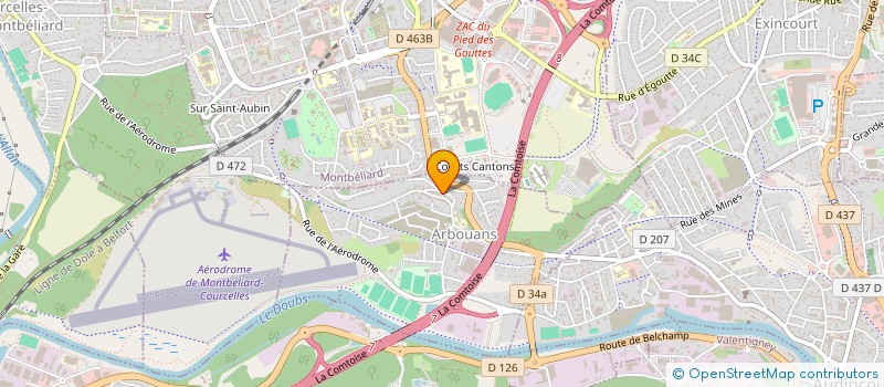 localisation de l'entreprise MONSIEUR JEAN-LUC MAUVAIS  ARBOUANS