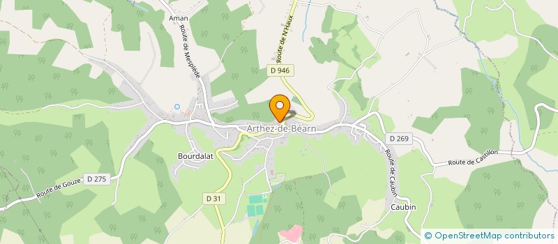 localisation de l'entreprise MONSIEUR JEAN-LUC MAYSOUNABE  ARTHEZ-DE-BEARN