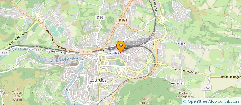 localisation de l'entreprise MONSIEUR JEAN-LUC MAYSTRE à LOURDES