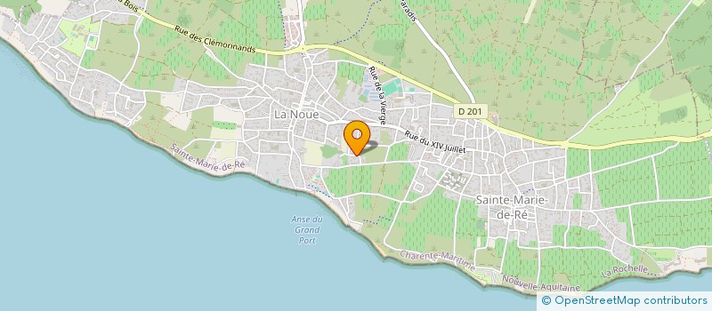 localisation de l'entreprise MONSIEUR JEAN-LUC MENANTEAU  SAINTE-MARIE-DE-RE