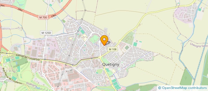 localisation de l'entreprise MONSIEUR JEAN-LUC MENECIER à QUETIGNY