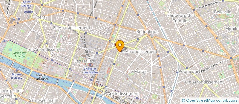localisation de l'entreprise MONSIEUR JEAN LUC MENET à PARIS