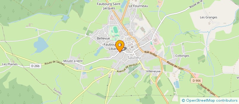 localisation de l'entreprise MONSIEUR JEAN-LUC MERCIER à SAULIEU