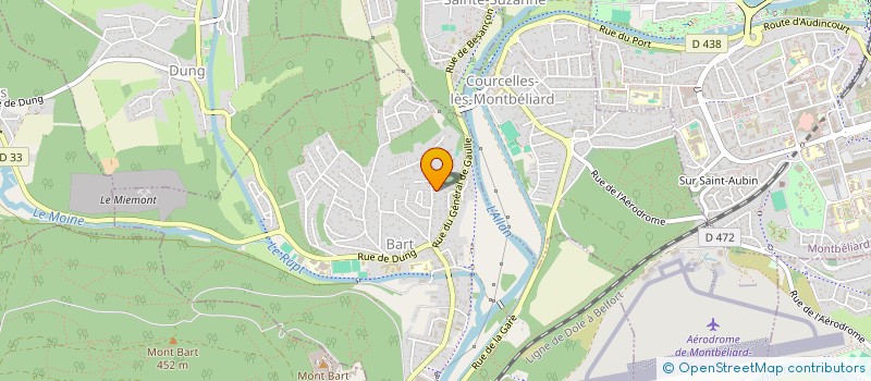 localisation de l'entreprise MONSIEUR JEAN-LUC METIN  BART