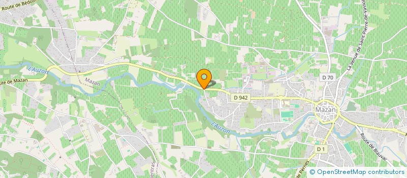localisation de l'entreprise MONSIEUR JEAN-LUC MEYSEN  MAZAN