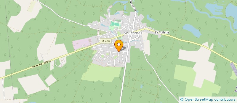 localisation de l'entreprise MONSIEUR JEAN LUC MICHAUD  SOUESMES