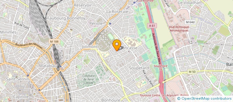 localisation de l'entreprise MONSIEUR JEAN-LUC MICHEL  TOULOUSE