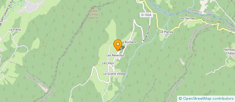 localisation de l'entreprise MONSIEUR JEAN-LUC MICHEL  SAINT-CHRISTOPHE-SUR-GUIERS